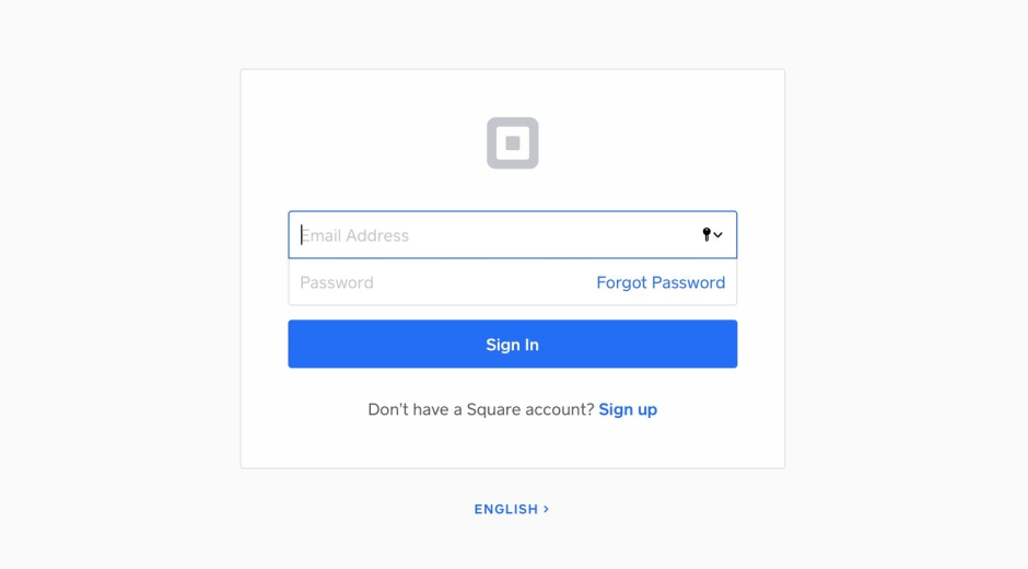 Configuración de Square, paso 3
