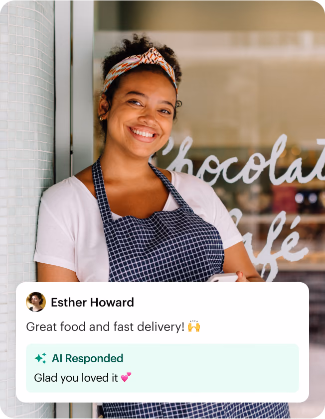 Shipday AI Review Responder drafting replies to customer reviews