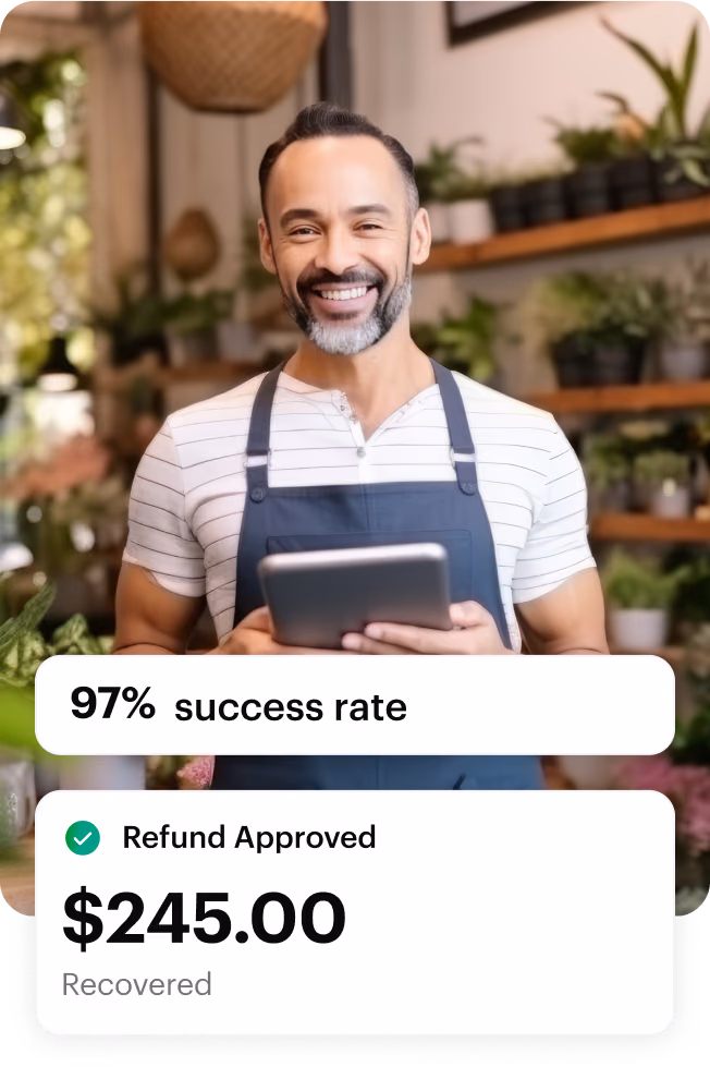 Shipday refund claims dashboard showing recovered refunds