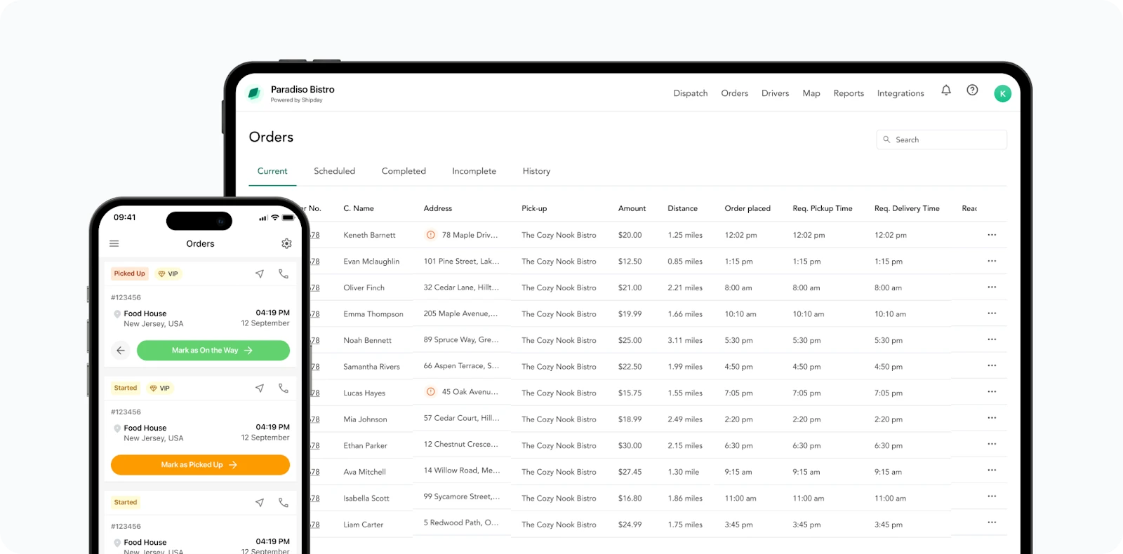 1. Shipday: la mejor alternativa a Routific en general