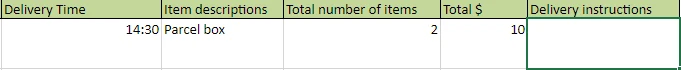 3. Completa tu planificador de rutas en Excel